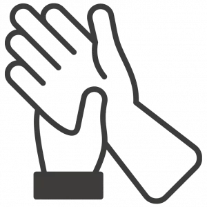 Hand Massage Graphic - Centred